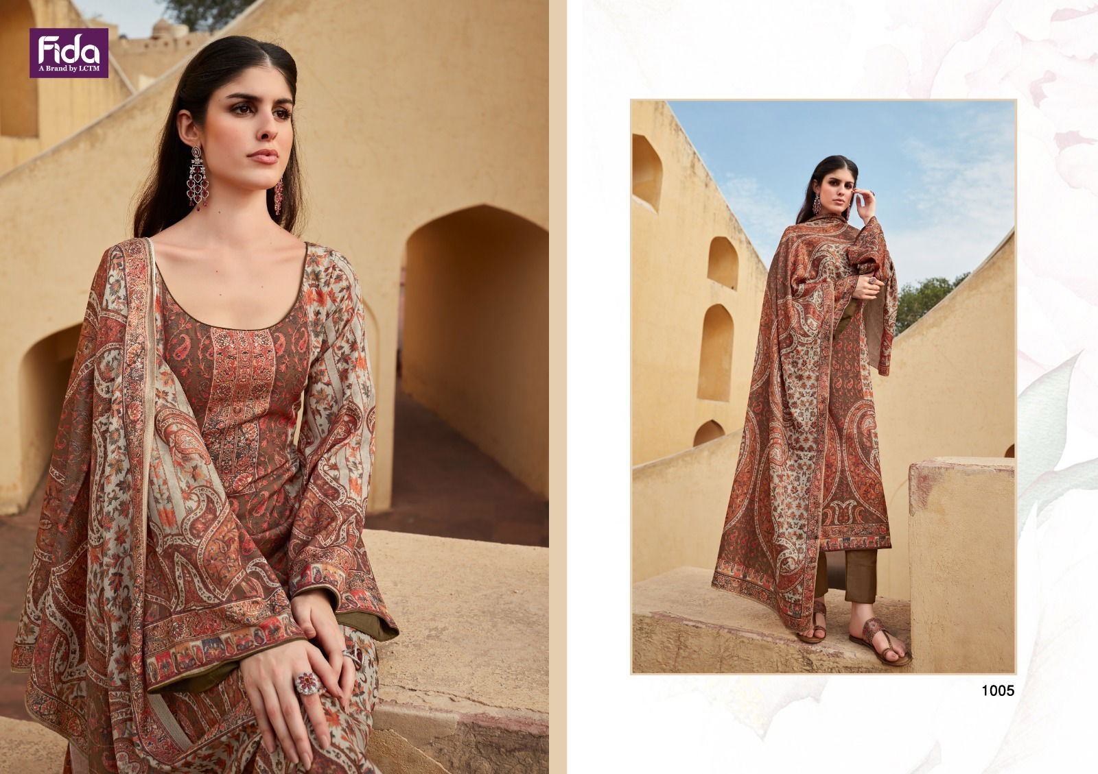 Fida Ehsaas Digital Printed Salwar Suits Catalog
